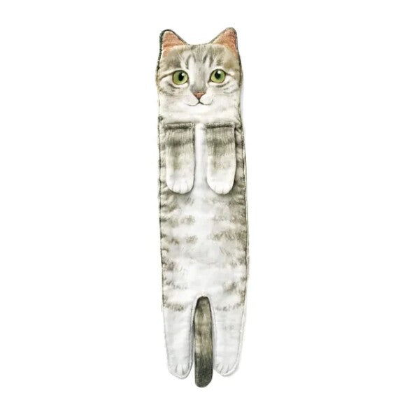 Funny Cat Hand Towel